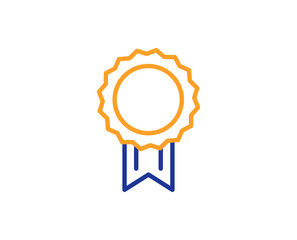 Award Medal line icon