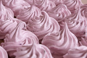 colorful marshmallow on paper