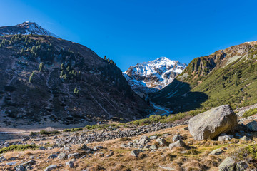 Blick auf Wilde Grube Stubaital