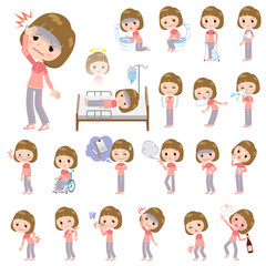 Straight bangs women Sportswear_sickness