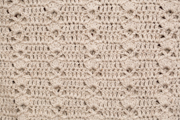 knitted fabric background texture white
