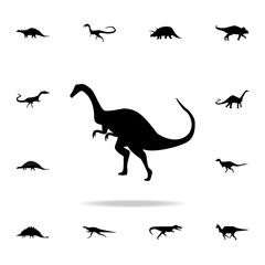 Brachiosaurus icon. Detailed set of dinosaur icons. Premium graphic design. One of the collection icons for websites, web design, mobile app