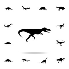 Megalosaurus icon. Detailed set of dinosaur icons. Premium graphic design. One of the collection icons for websites, web design, mobile app