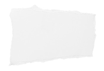 Obraz premium white paper ripped message torn