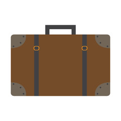 Isolated business suitcase icon. Vector illustration design