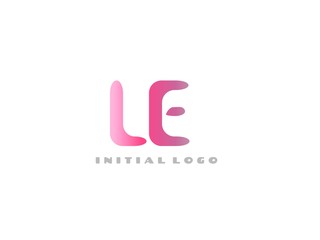 LE Initial Logo for your startup venture