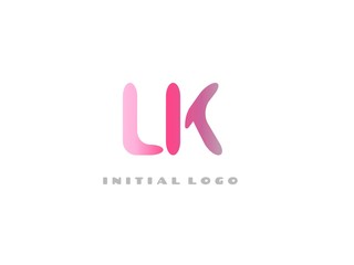 LK Initial Logo for your startup venture