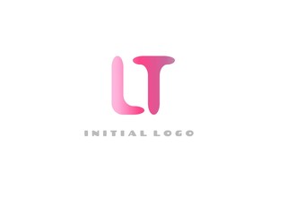 LT Initial Logo for your startup venture