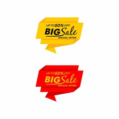 Sale banner template design, Big sale special, shop