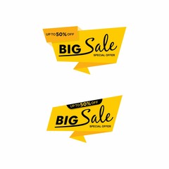 Sale banner template design, Big sale special, shop