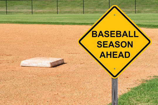Baseball Season Ahead Sign