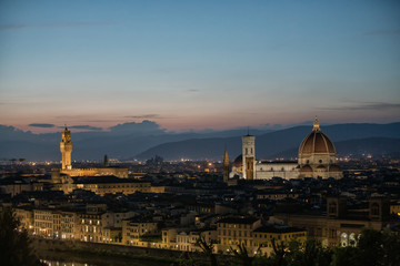 Fototapeta na wymiar Postcard of Florence