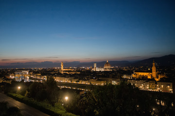 Fototapeta na wymiar Postcard of Florence