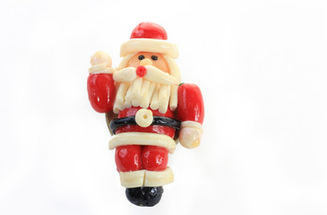 Wax Santa Claus Decoration