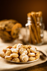 Cookies on a plate