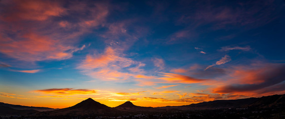 Puffy Cloud Sunset, San Luis Obispo, CA