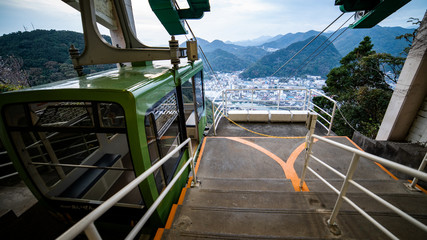 A cable car, Shimoda, Shizuoka, Japan