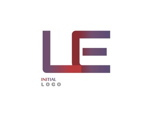 LE Initial Logo for your startup venture