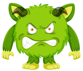 A green monster character © brgfx