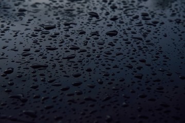 drop water in glass on texture and background