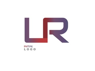 LR Initial Logo for your startup venture