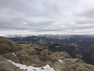view from the top of mountain