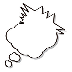 Isolated empty bubble chat. Vector illustration design