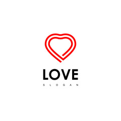 Love Logo Design Vector