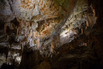 Underground karst cave