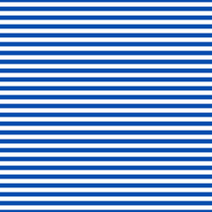 Seamless Blue & White Horizontal Stripes
