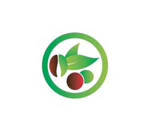 Coffee Beans Logo Template vector icon