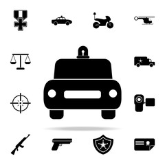 police car icon. Police icons universal set for web and mobile