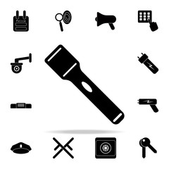 police flashlight icon. Police icons universal set for web and mobile