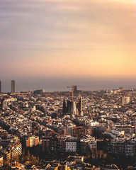 atardecer en barcelona