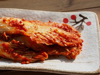 한국의 음식 굴과 김치 