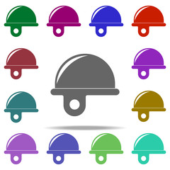 helmet icon. Elements of Sport in multi color style icons. Simple icon for websites, web design, mobile app, info graphics