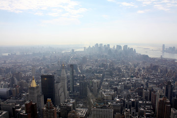 Fototapeta na wymiar Manhattan Buildings