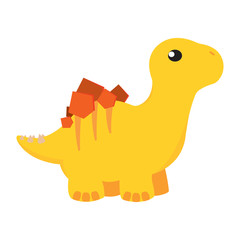 Cute cartoon dinosaur