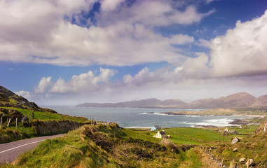Fototapeta premium Panoramic landscape in Beara Peninsula