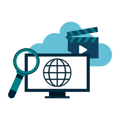 computer with video clipboard and cloud computing