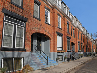 renovated Victorian row houses