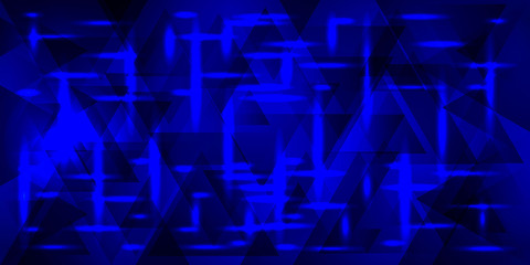 Vector pattern of metal in blue tones.