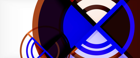 Modern geometric abstract background