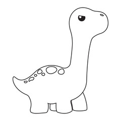 Cute cartoon dinosaur