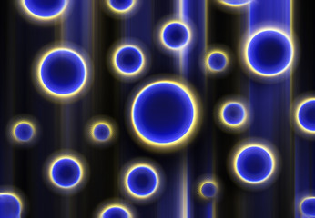 Bubble shaped objects illustration texture background