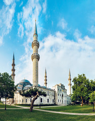 The Suleymaniye Mosque is an Ottoman imperial mosque in Istanbul, Turkey. It is the largest mosque...