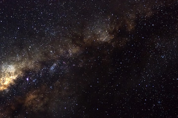 Stars and galaxy outer space sky night universe black starry background of starfield
