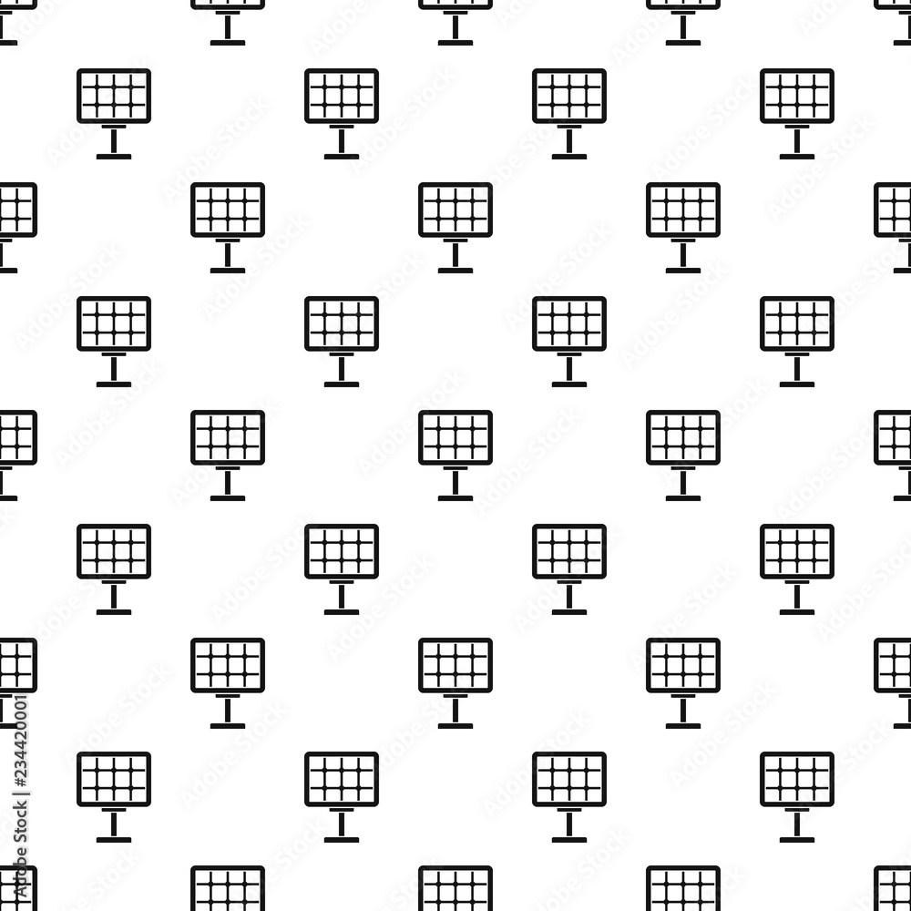 Poster solar panel pattern seamless vector repeat geometric for any web design