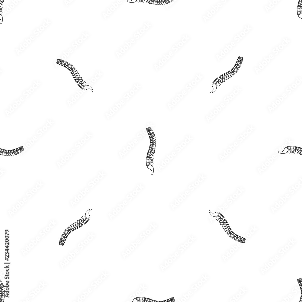 Poster spine pattern seamless vector repeat geometric for any web design