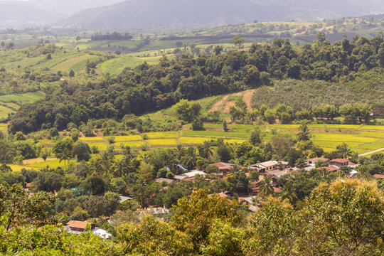 small village at countryside